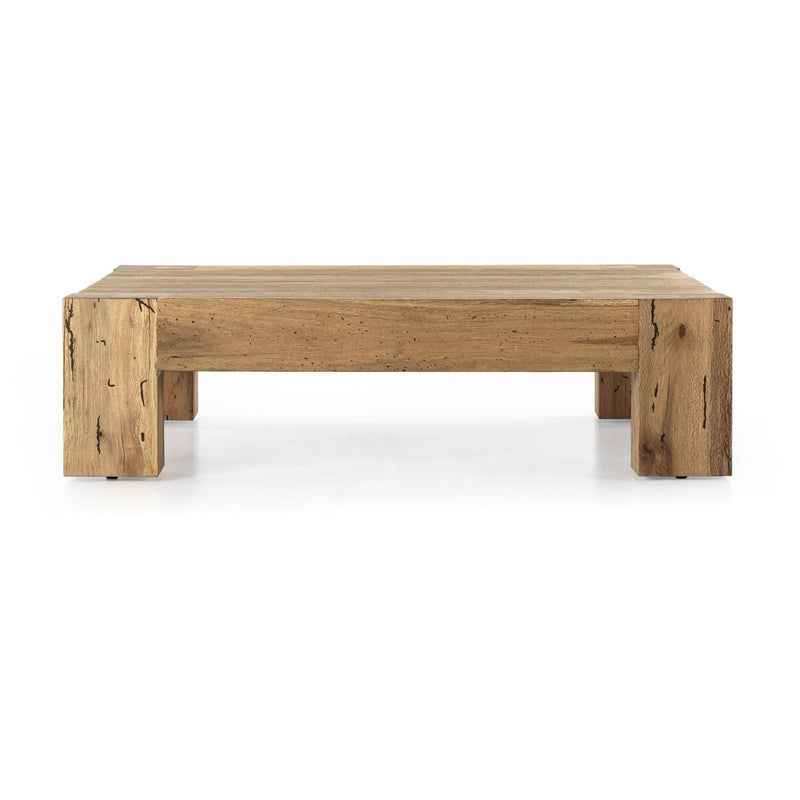 Abaso Coffee Table - Rustic Wormwood Oak