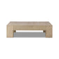 Abaso Coffee Table - Whitewash Rustic Wormwood Oak