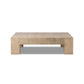 Abaso Coffee Table - Whitewash Rustic Wormwood Oak