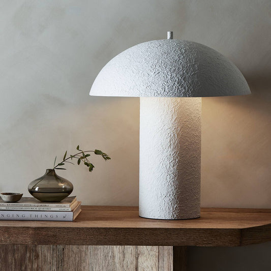 Santorini Table Lamp - Matte White Plaster
