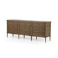Toulouse 9 Drawer Dresser - Toasted Oak