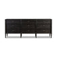 Toulouse 9 Drawer Dresser - Distressed Black
