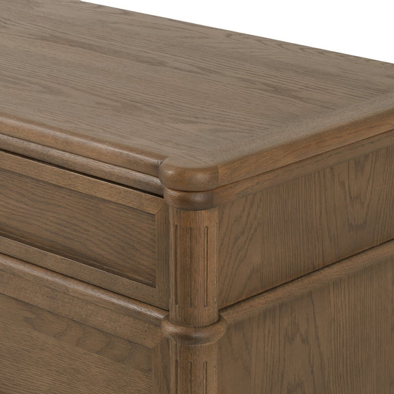Toulouse 6 Drawer Dresser - Toasted Oak