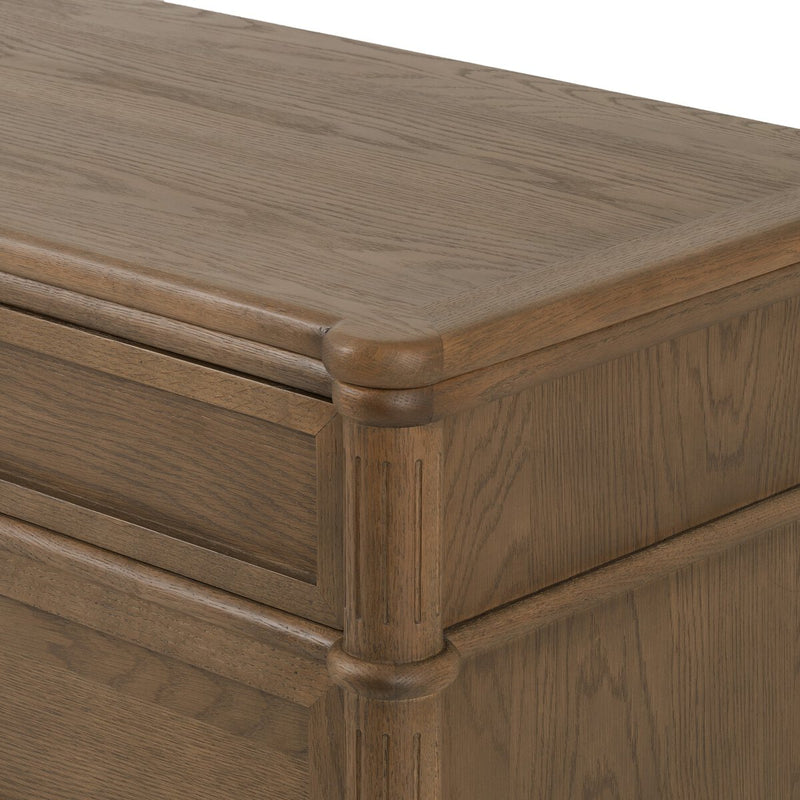 Toulouse 6 Drawer Dresser - Toasted Oak
