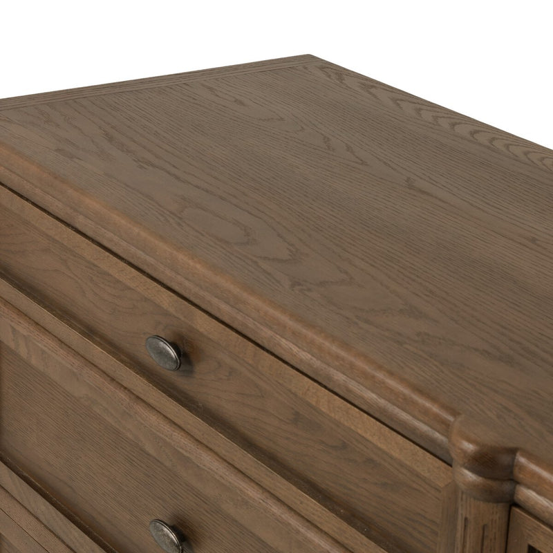 Toulouse 6 Drawer Dresser - Toasted Oak