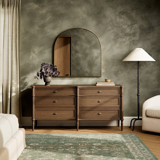 Toulouse 6 Drawer Dresser - Toasted Oak