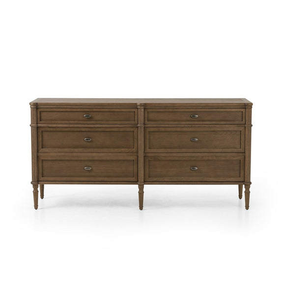 Toulouse 6 Drawer Dresser - Toasted Oak