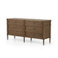 Toulouse 6 Drawer Dresser - Toasted Oak