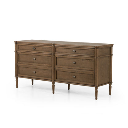 Toulouse 6 Drawer Dresser - Toasted Oak