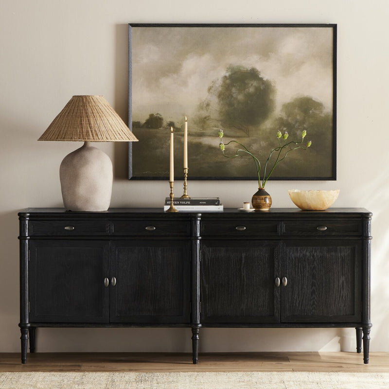 Toulouse Sideboard - Distressed Black