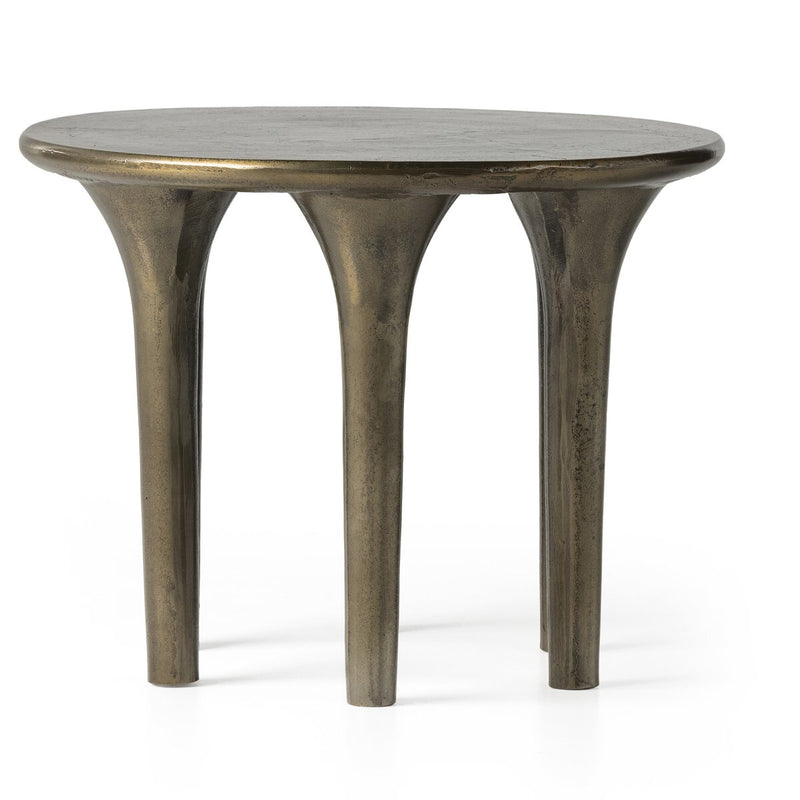 Kelden End Table - Aged Bronze