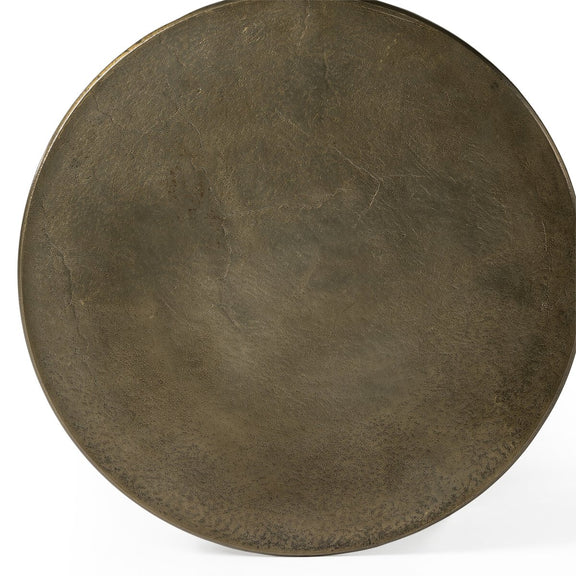 Kelden End Table - Aged Bronze