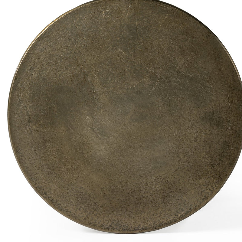 Kelden End Table - Aged Bronze