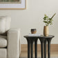Kelden End Table - Raw Black