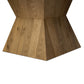 Leif Round Extension Dining Table 60" - Aged Natural Oak Veneer