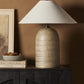 Brynner Table Lamp - Dripping Etched Silver