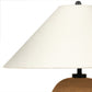 Brynner Table Lamp - Etched Amber Glass