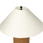 Brynner Table Lamp - Etched Amber Glass
