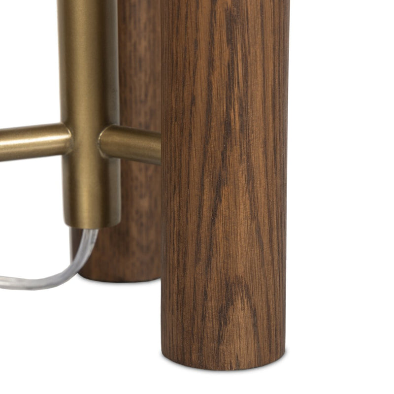 Medici Table Lamp - Warm Brown Oak
