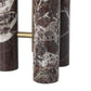 Medici Table Lamp - Merlot Marble
