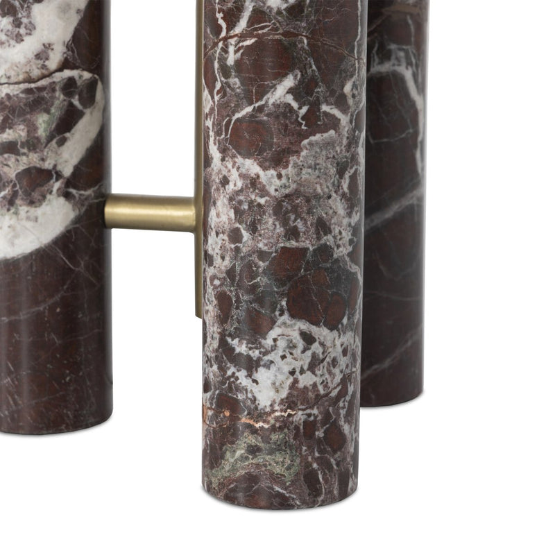 Medici Table Lamp - Merlot Marble