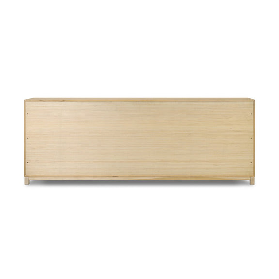 Millie 9 Drawer Dresser - Light Bleach Oak Veneer