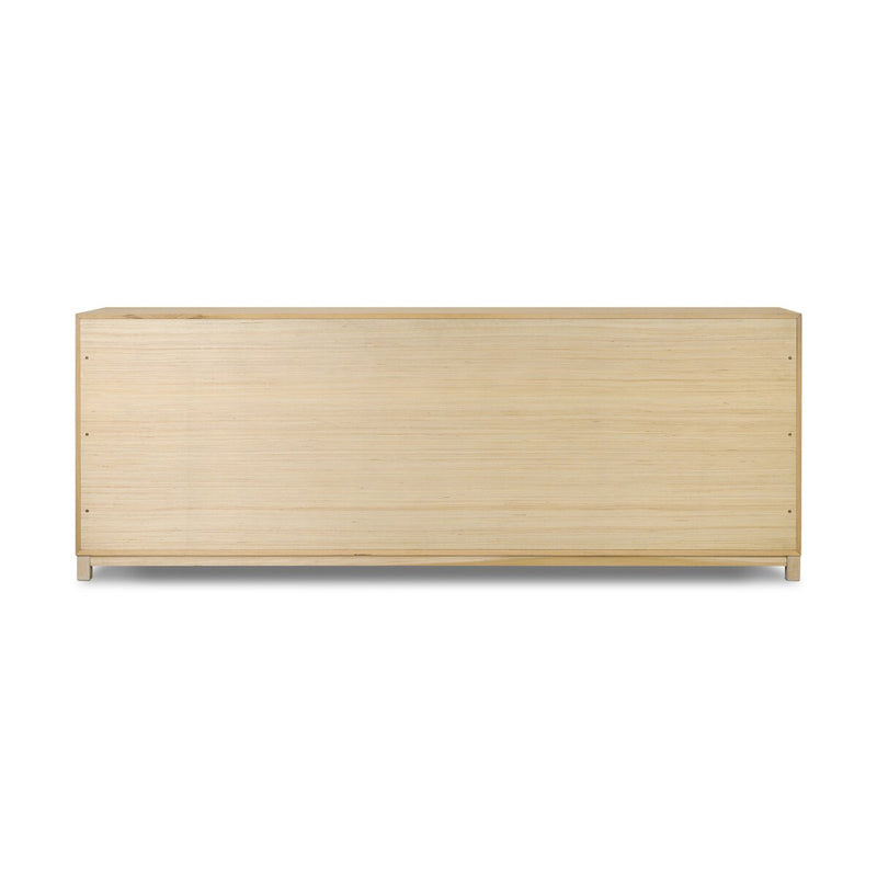 Millie 9 Drawer Dresser - Light Bleach Oak Veneer