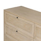 Millie 9 Drawer Dresser - Light Bleach Oak Veneer