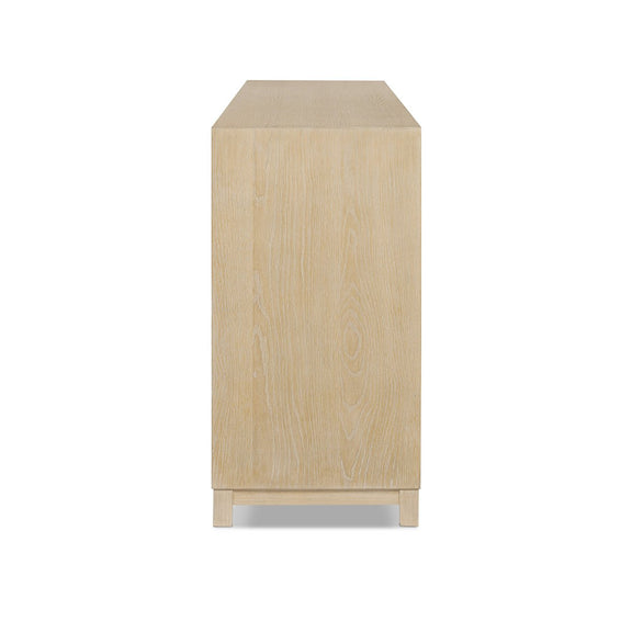 Millie 9 Drawer Dresser - Light Bleach Oak Veneer