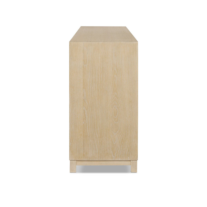 Millie 9 Drawer Dresser - Light Bleach Oak Veneer