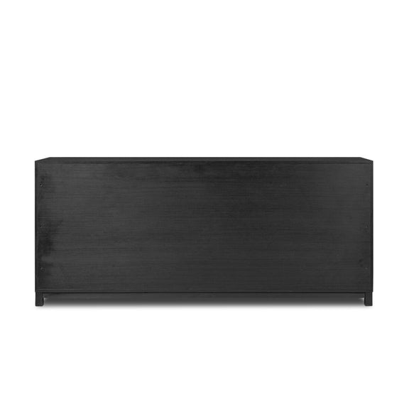 Millie 6 Drawer Dresser - Drifted Matte Black Veneer