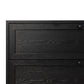 Millie 6 Drawer Dresser - Drifted Matte Black Veneer