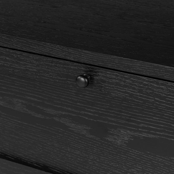 Millie 6 Drawer Dresser - Drifted Matte Black Veneer