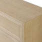 Millie 6 Drawer Dresser - Light Bleach Oak Veneer