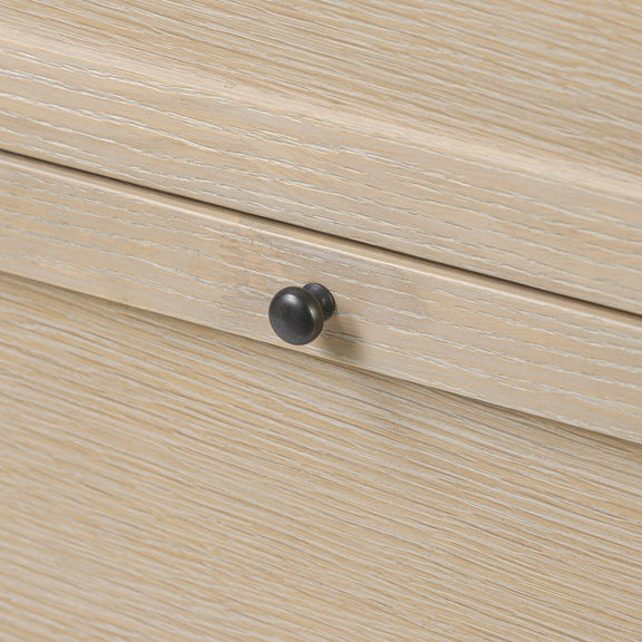 Millie 6 Drawer Dresser - Light Bleach Oak Veneer