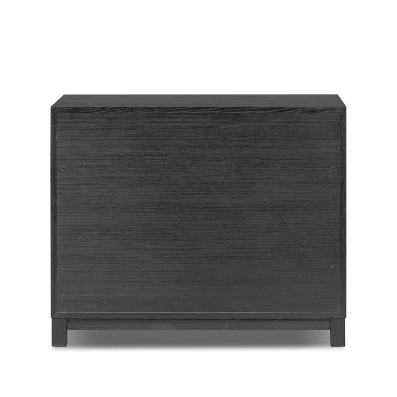 Millie Nightstand - Drifted Matte Black Veneer