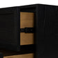 Millie Nightstand - Drifted Matte Black Veneer