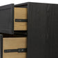 Millie Nightstand - Drifted Matte Black Veneer