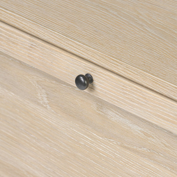 Millie Nightstand - Light Bleach Oak Veneer