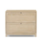 Millie Nightstand - Light Bleach Oak Veneer