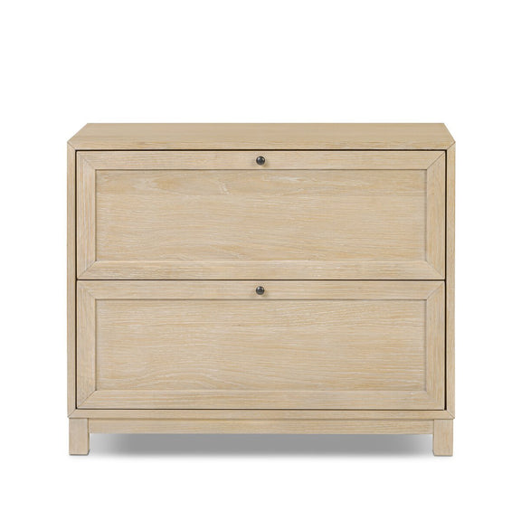 Millie Nightstand - Light Bleach Oak Veneer