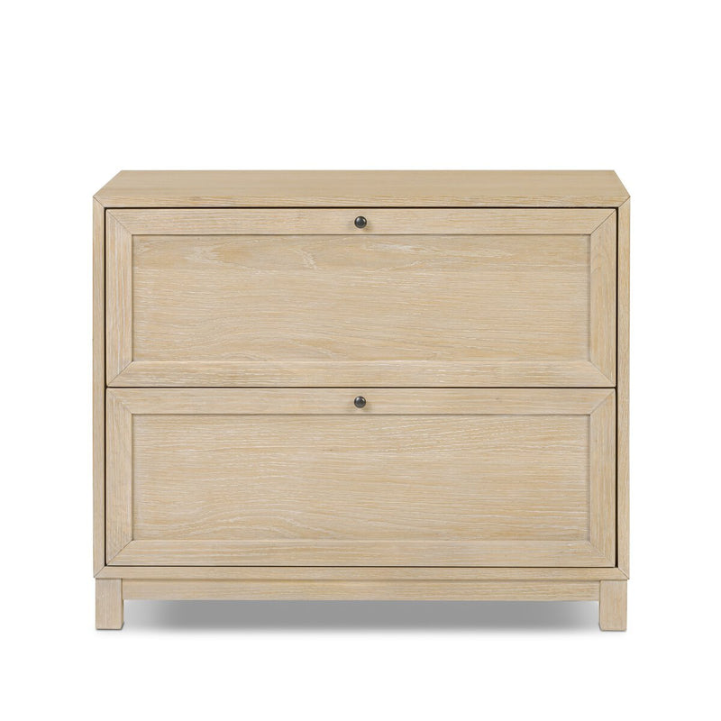 Millie Nightstand - Light Bleach Oak Veneer