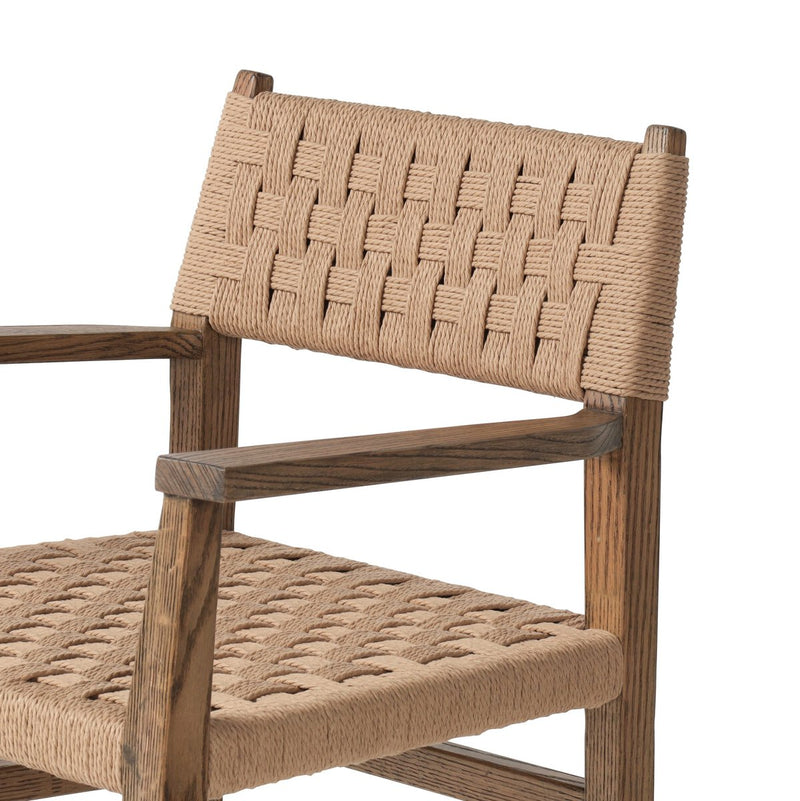 Hamlin Dining Armchair - Double Twisted Paper Cord