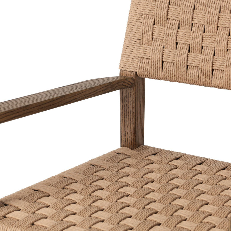 Hamlin Dining Armchair - Double Twisted Paper Cord
