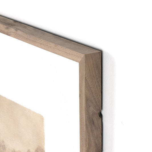 Hillside Haze VIII by Aileen Fitzgerald - Rustic Walnut