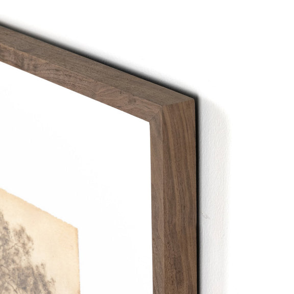Hillside Haze X by Aileen Fitzgerald - Rustic Walnut