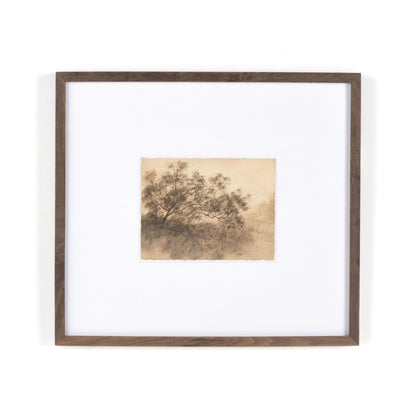 Hillside Haze X by Aileen Fitzgerald - Rustic Walnut