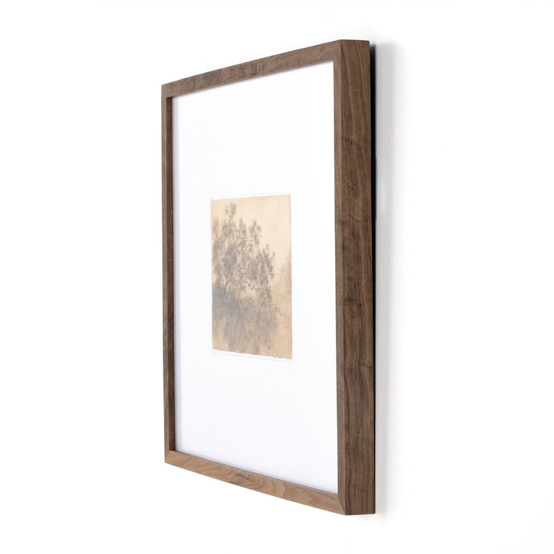 Hillside Haze X by Aileen Fitzgerald - Rustic Walnut