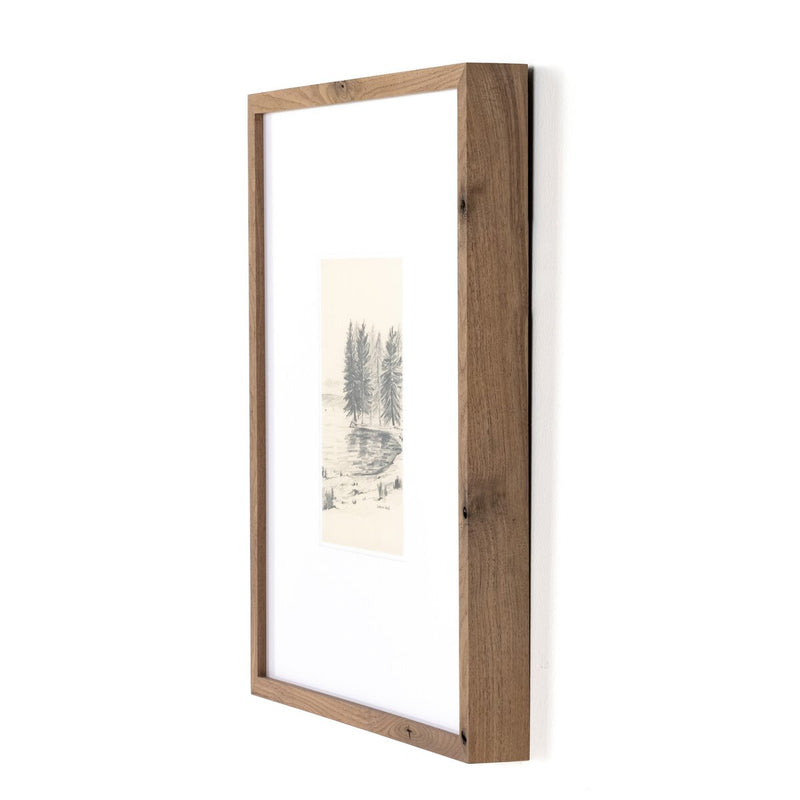 Serene I by Shaina Page - Rustic Walnut
