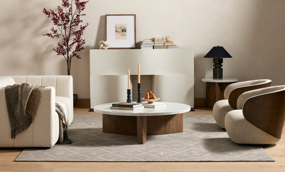 Serene I by Shaina Page - Rustic Walnut